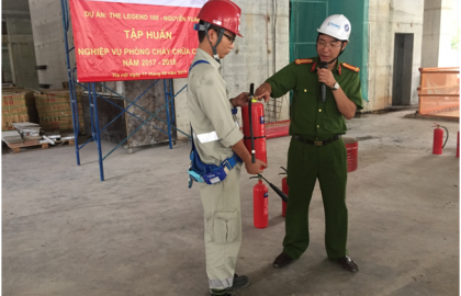 The Legend carried out Fire Protection training program